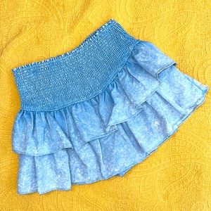 Entro acid wash skort